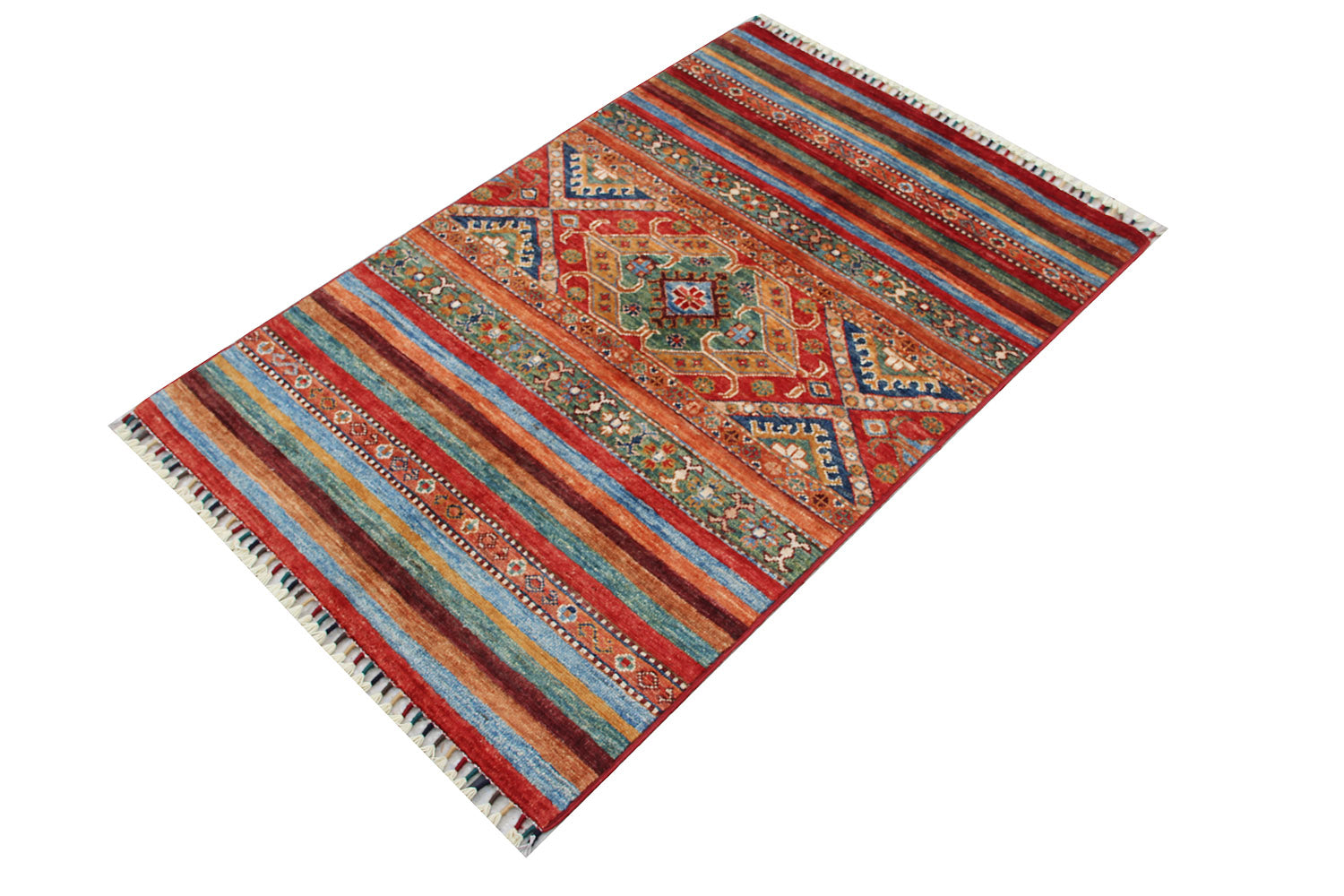 Handmade Persian Rug KHURJEEN