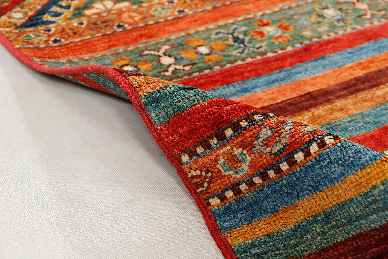 Khurjeen Persian Hand Knotted Wool Rug Multicolor 2'6" x 4'