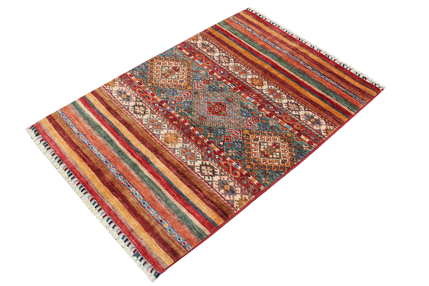 Handmade Persian Rug KHURJEEN