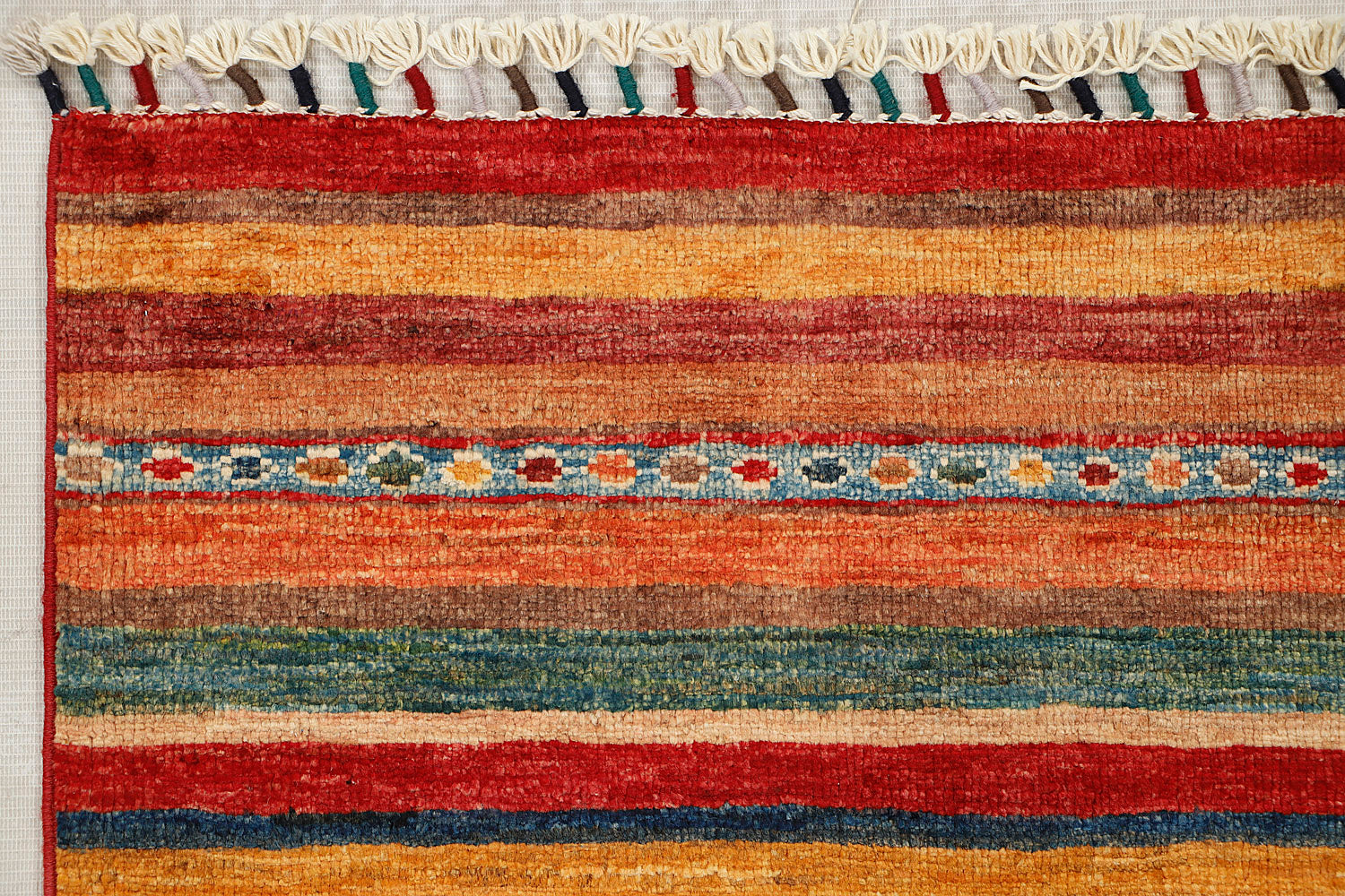 Khurjeen Persian Hand Knotted Wool Rug Multicolor 3' x 4'