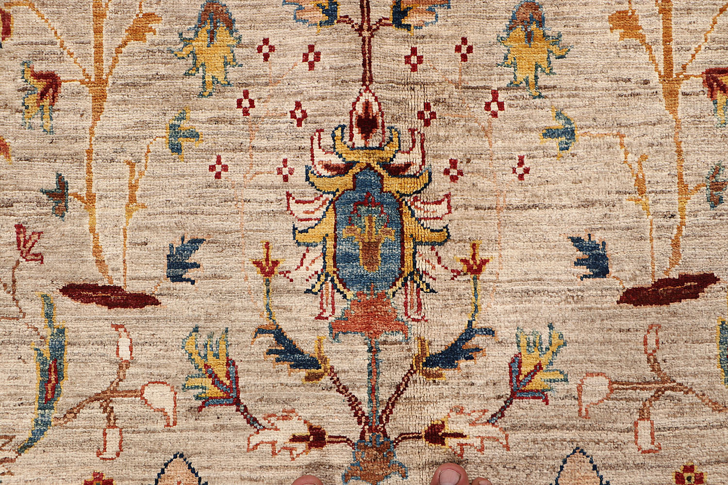 Handmade Persian Rug KHURJEEN