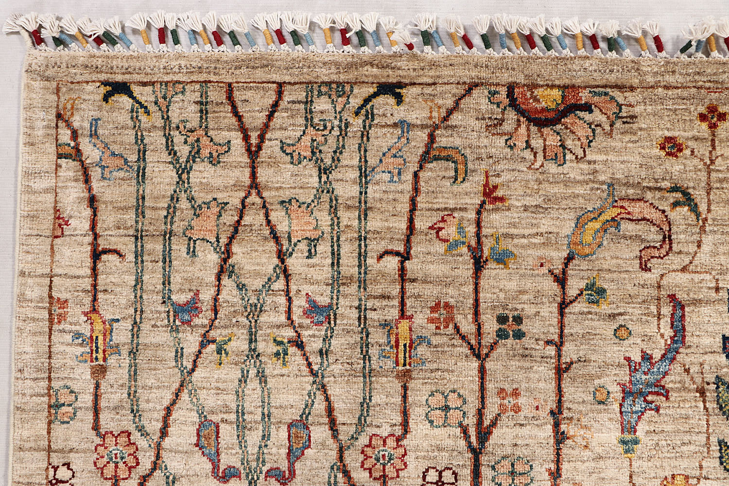 Handmade Persian Rug KHURJEEN