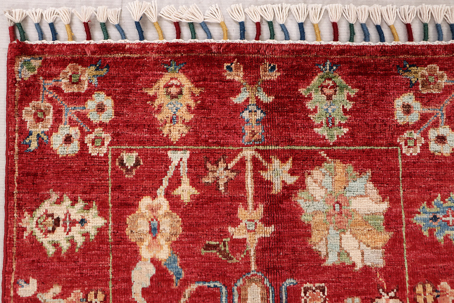 Sultani Persian Hand Knotted Wool Rug Red 2' x 3'