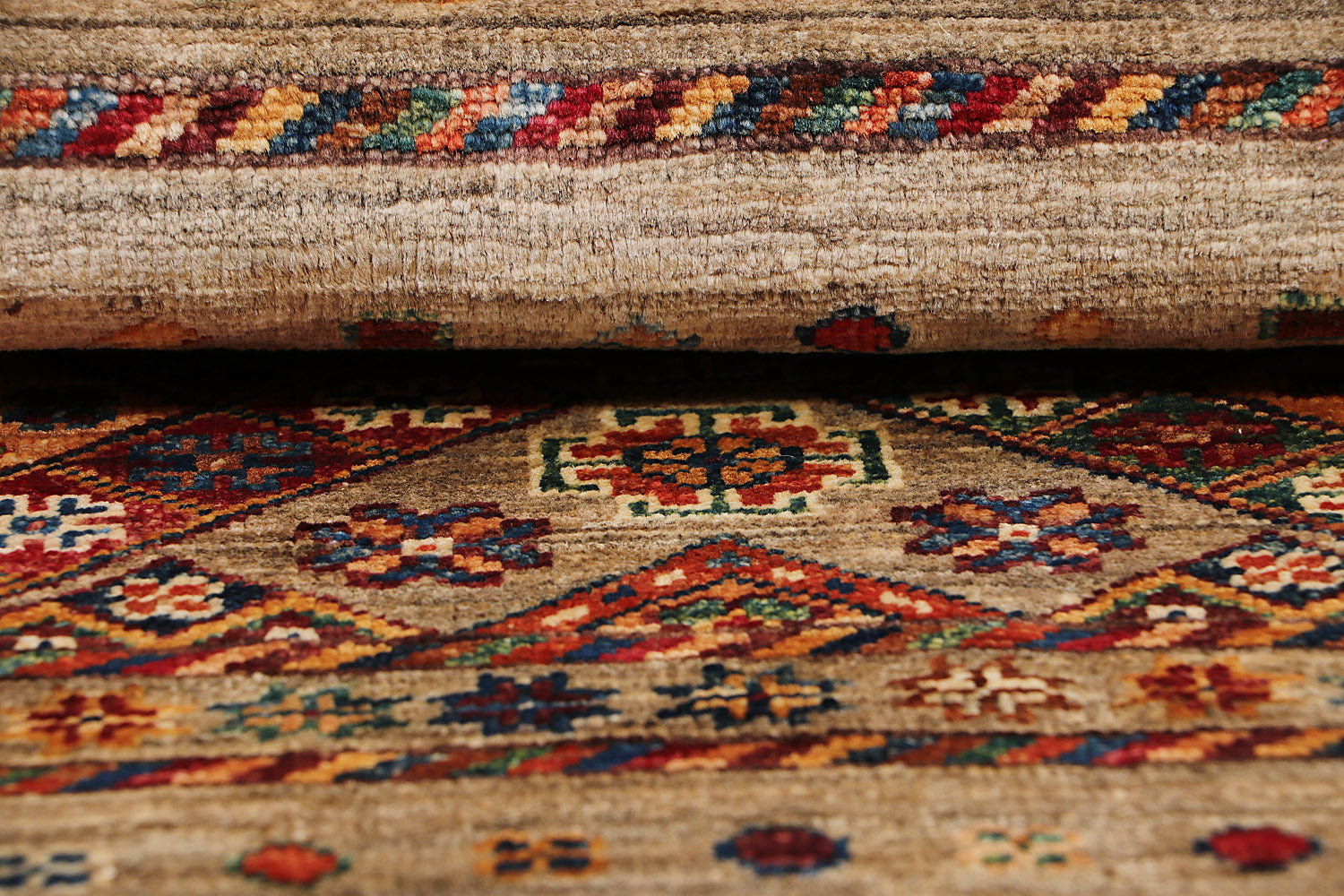 Handmade Persian Rug KHURJEEN