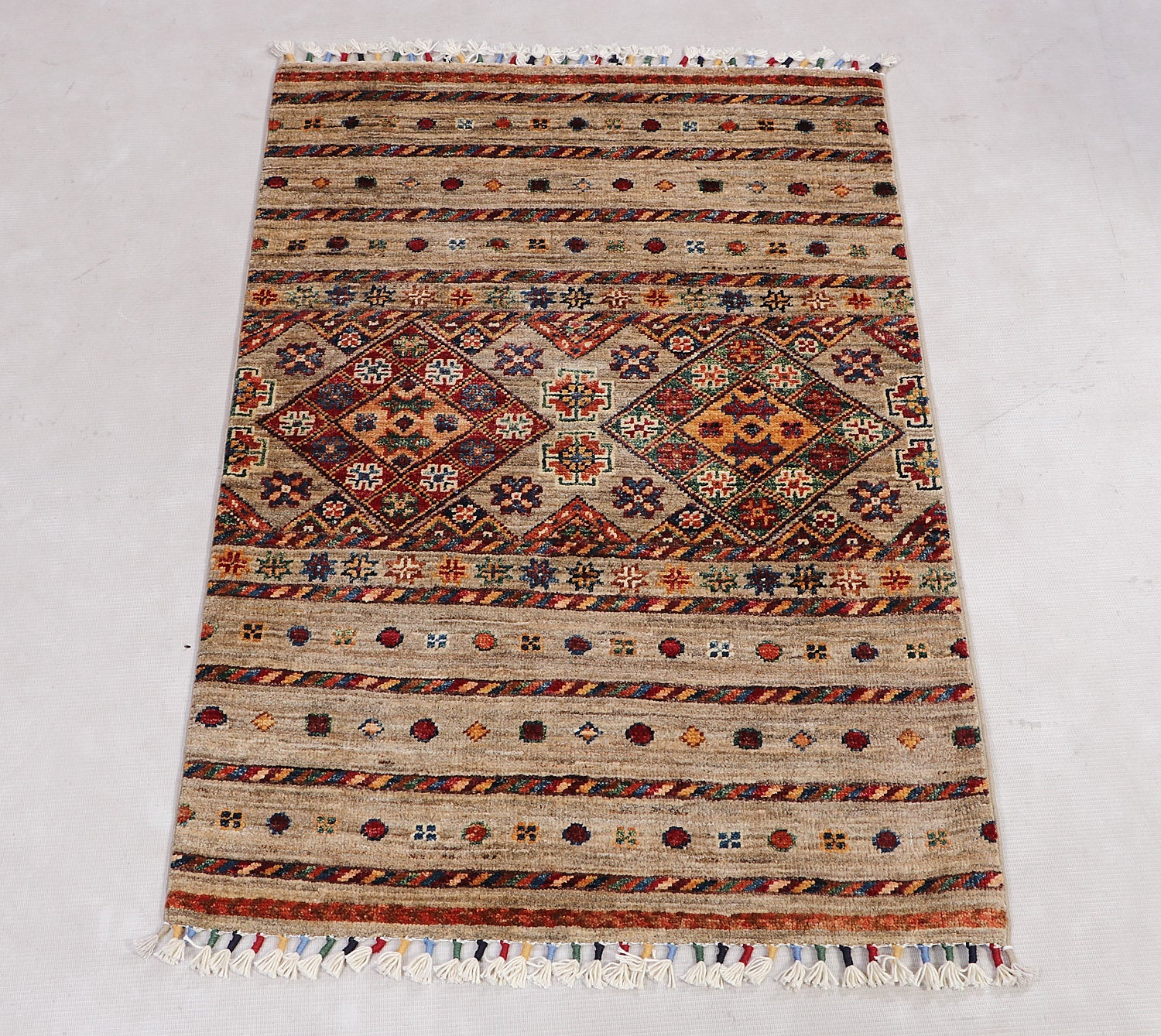 Handmade Persian Rug KHURJEEN