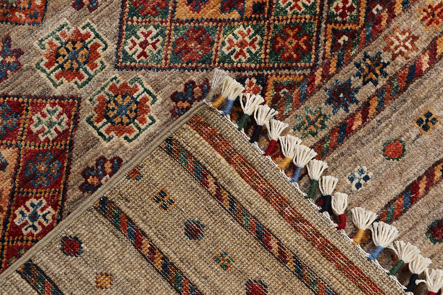 Handmade Persian Rug KHURJEEN