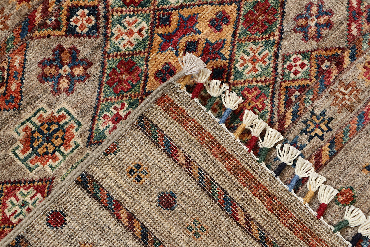 Handmade Persian Rug KHURJEEN