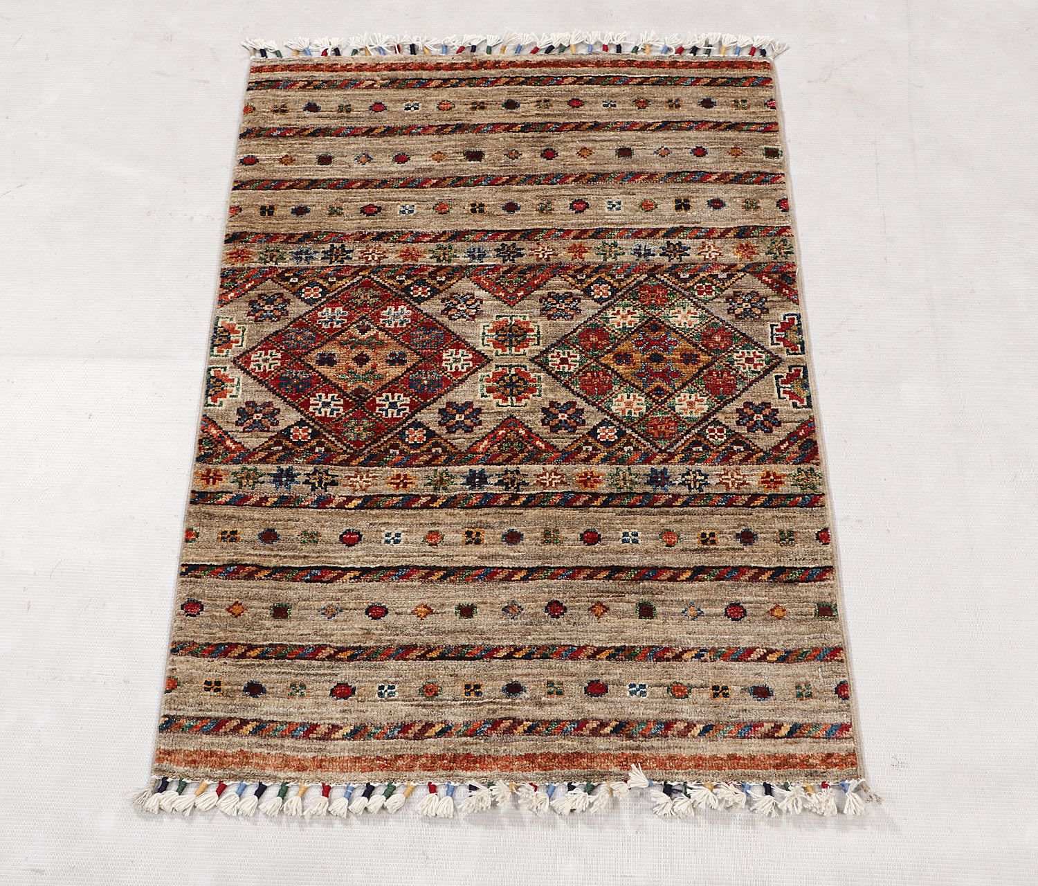 Handmade Persian Rug KHURJEEN