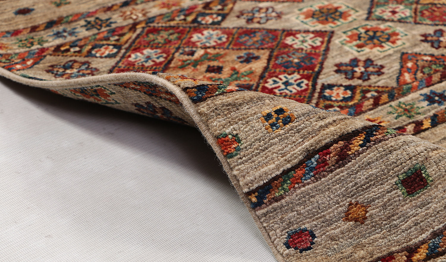 Handmade Persian Rug KHURJEEN