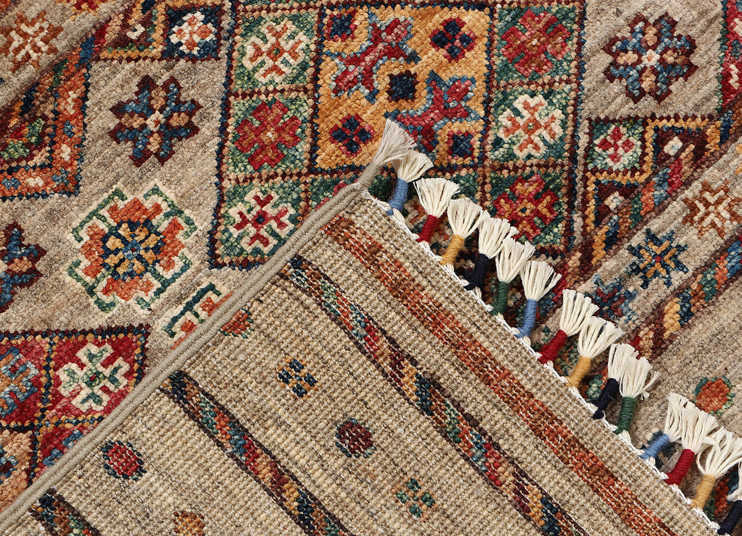 Handmade Persian Rug KHURJEEN