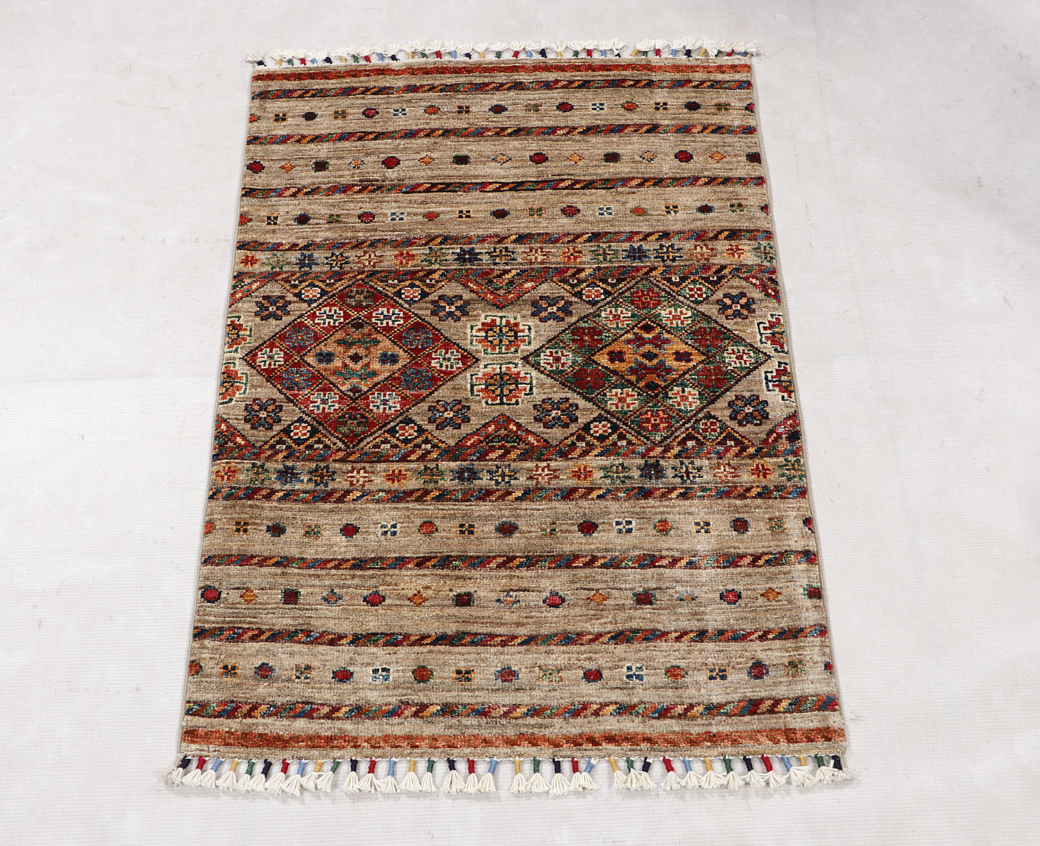 Handmade Persian Rug KHURJEEN