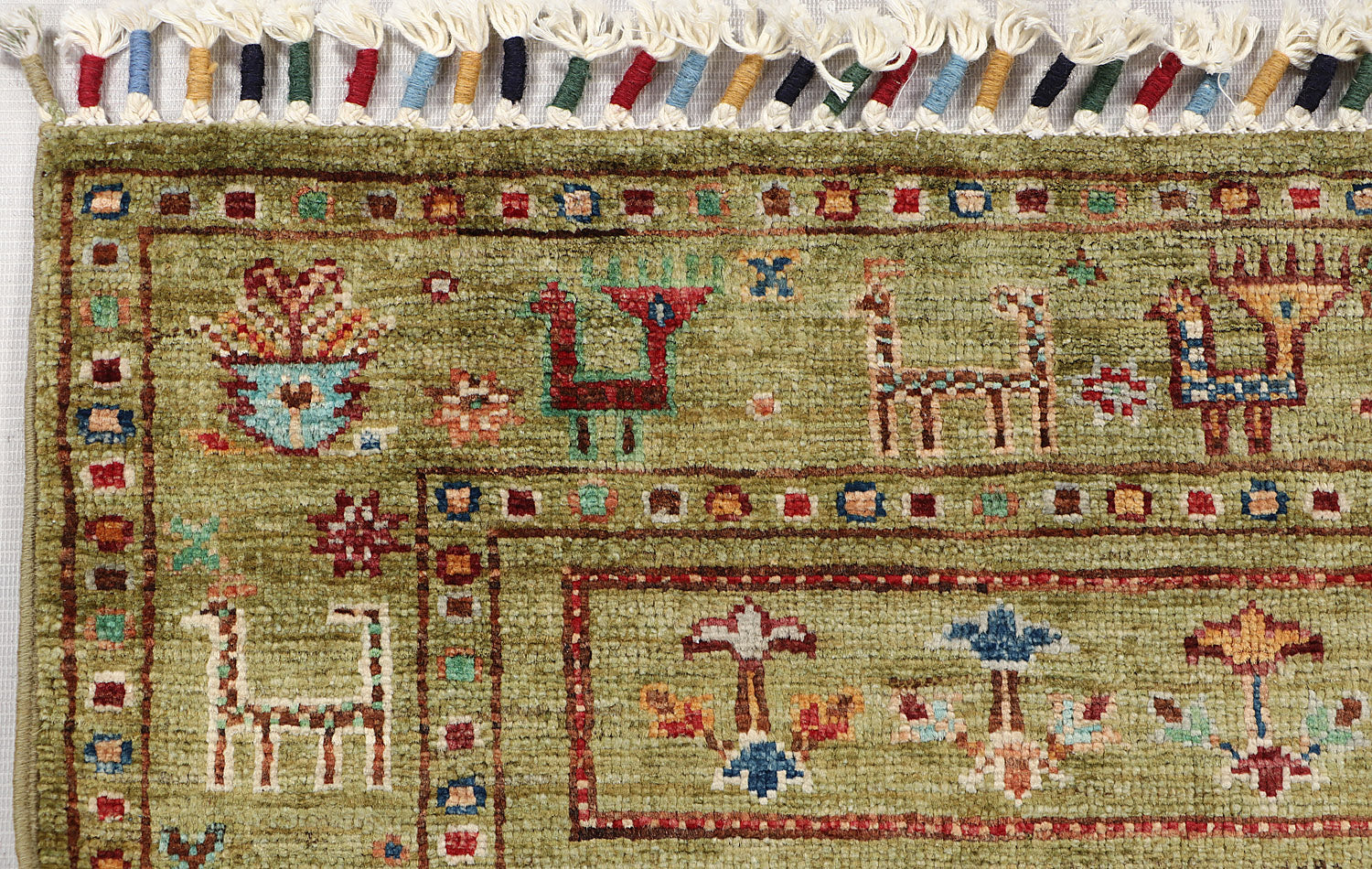 Handmade Persian Rug KHURJEEN