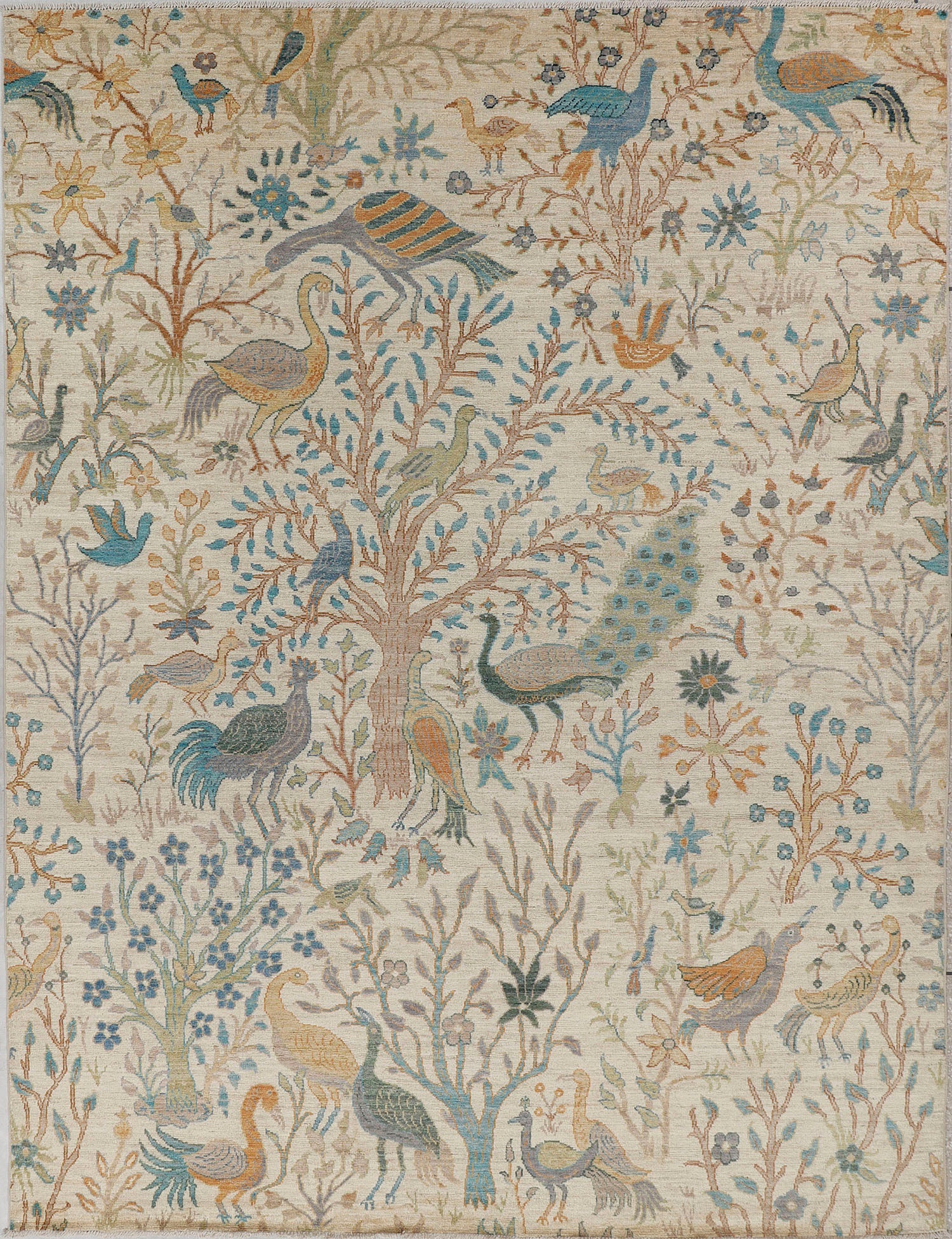 Handmade Turkish Rug OUSHAK