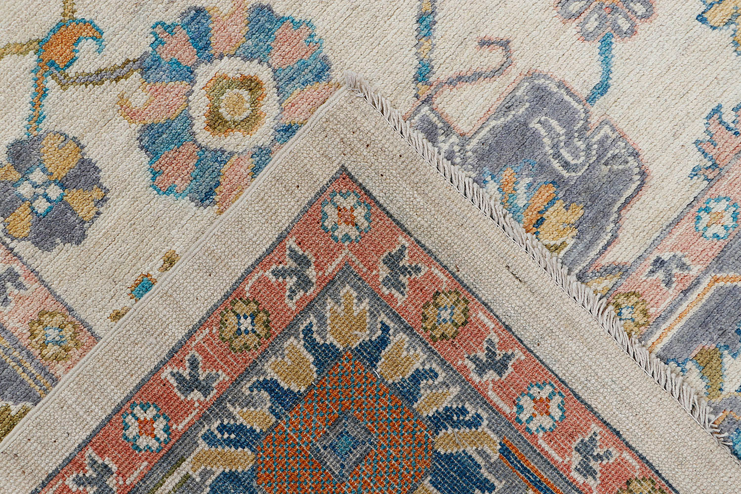 Handmade Turkish Rug OUSHAK