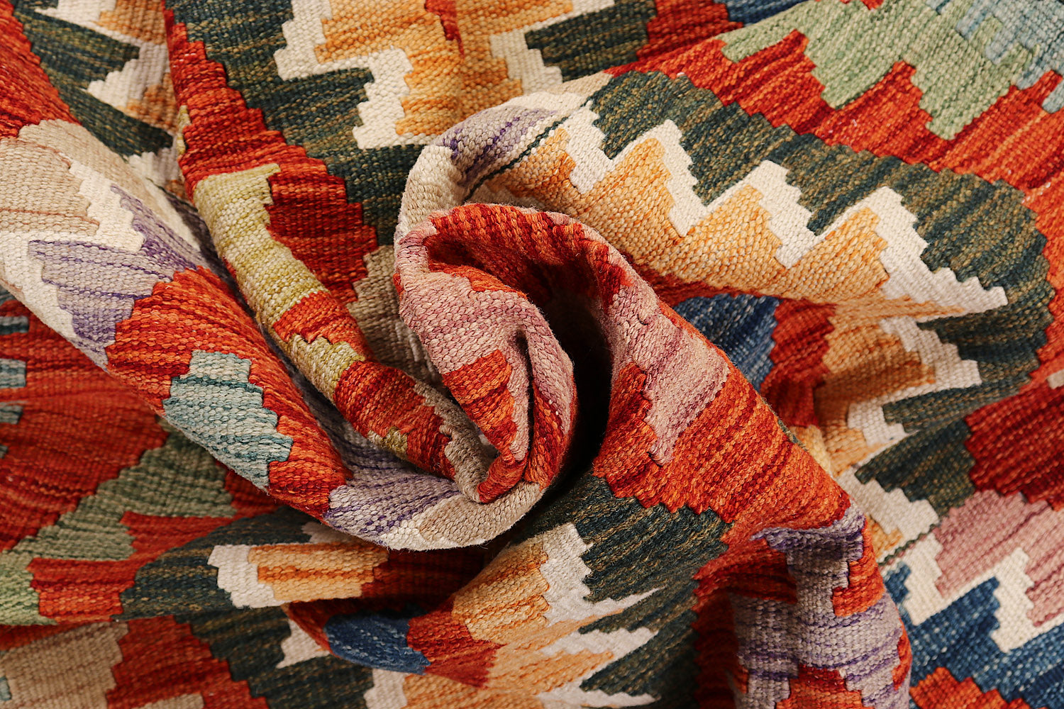 Multy Handmade Veggie Dye Kilim Rug Rectangular