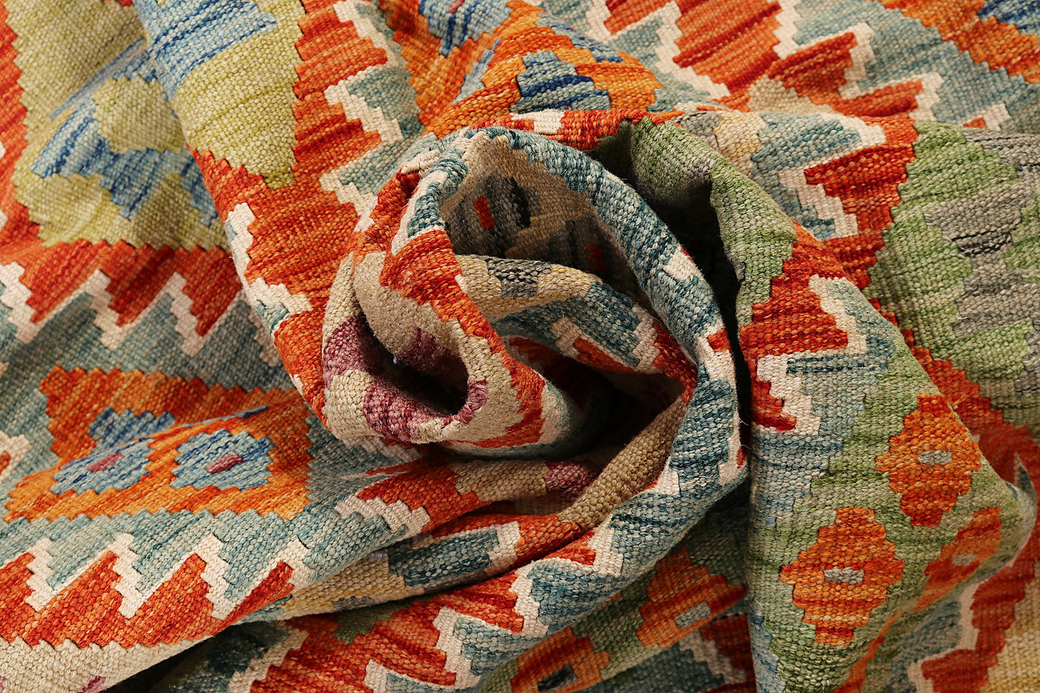 Multy Handmade Veggie Dye Kilim Rug Rectangular