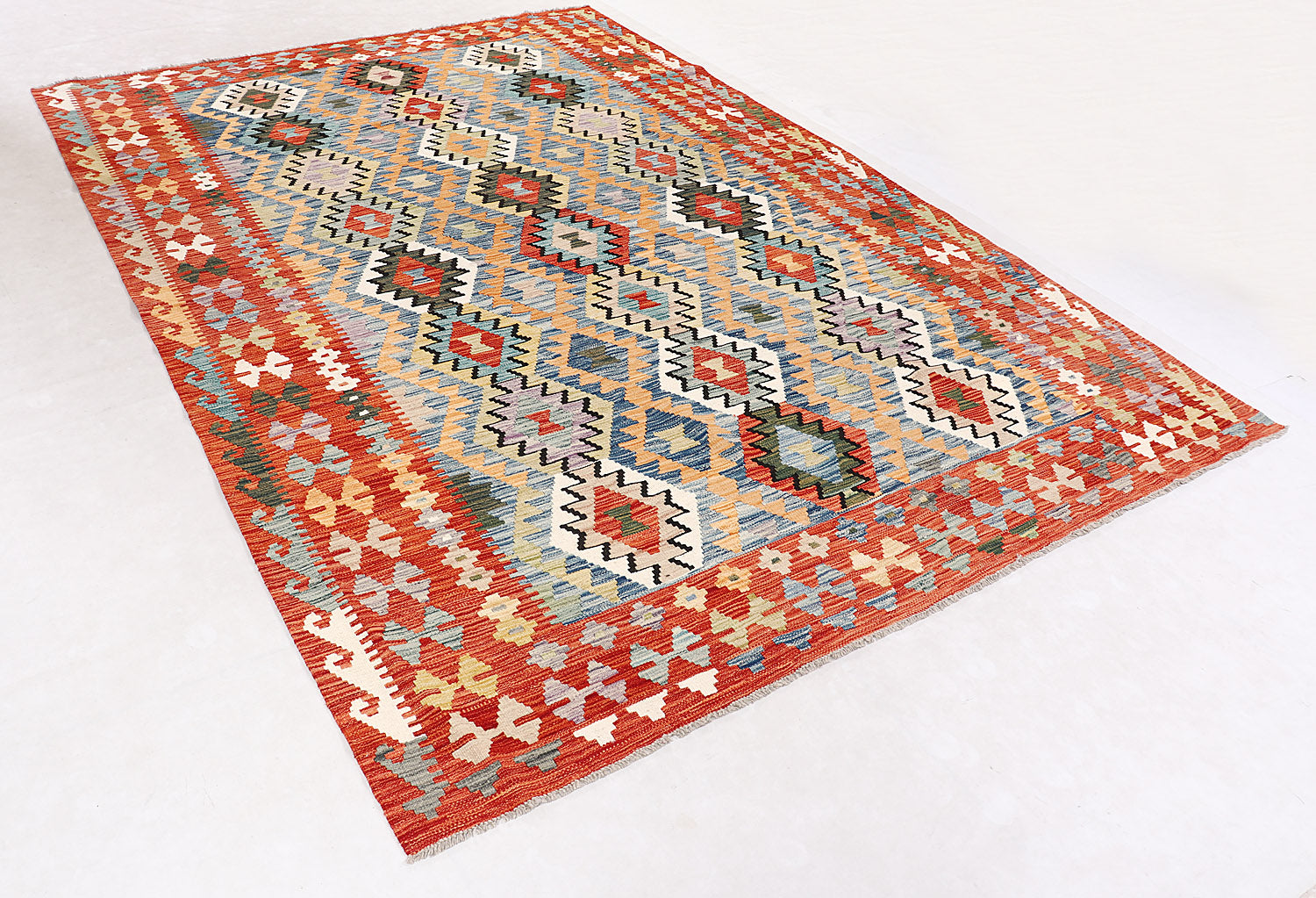Handmade Veggie Dye Kilim Rug