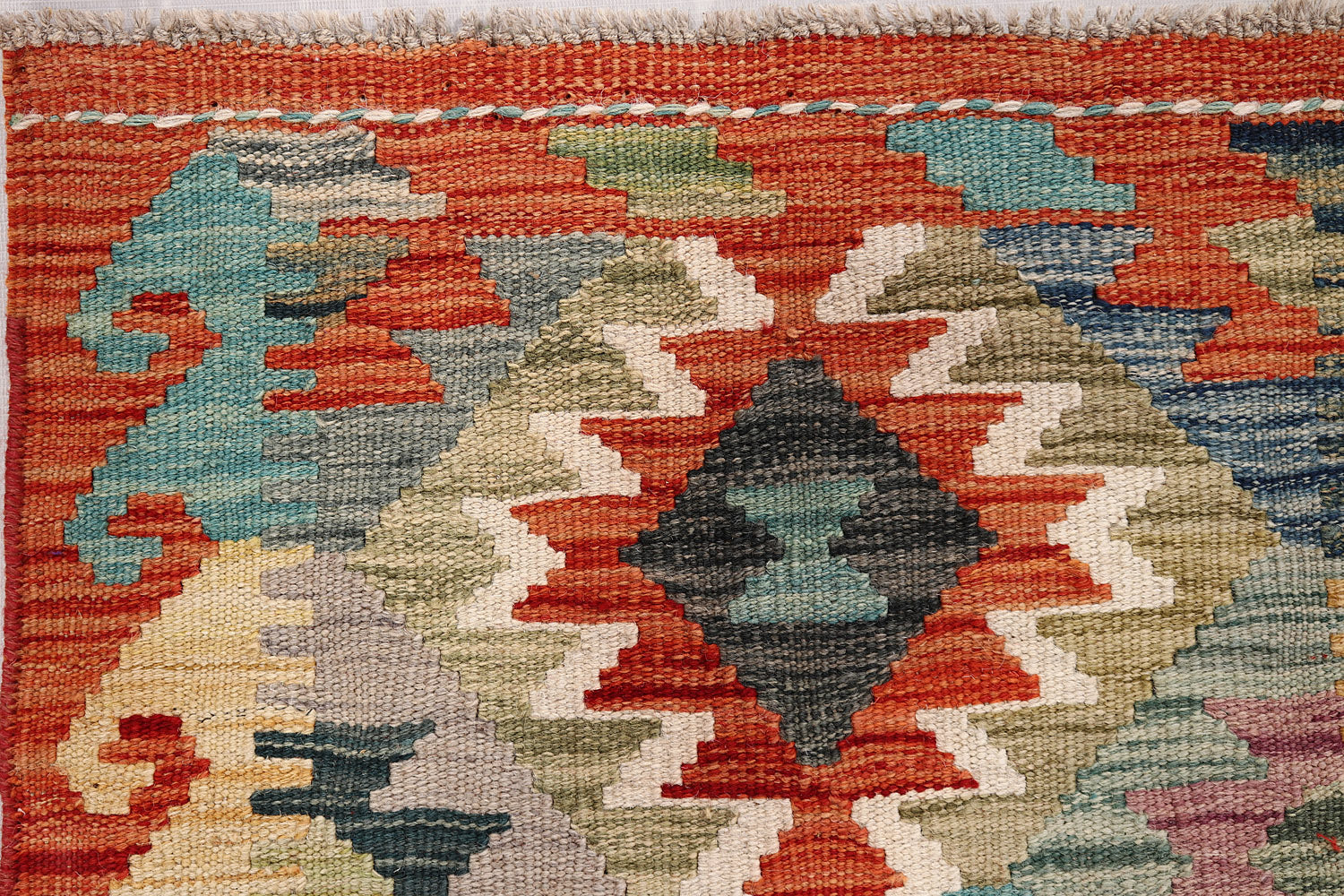 2' x 3'  Multy Handmade Veggie Dye Kilim Rug Rectangular
