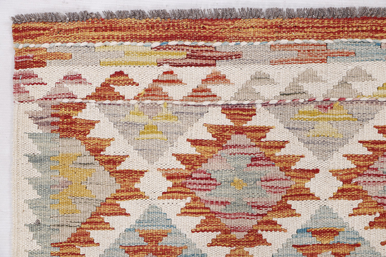 3' X 4'  Multy Handmade Veggie Dye Kilim Rug Rectangular