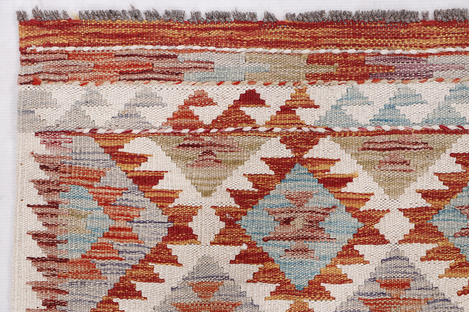 3' X 4'  Multy Handmade Veggie Dye Kilim Rug Rectangular