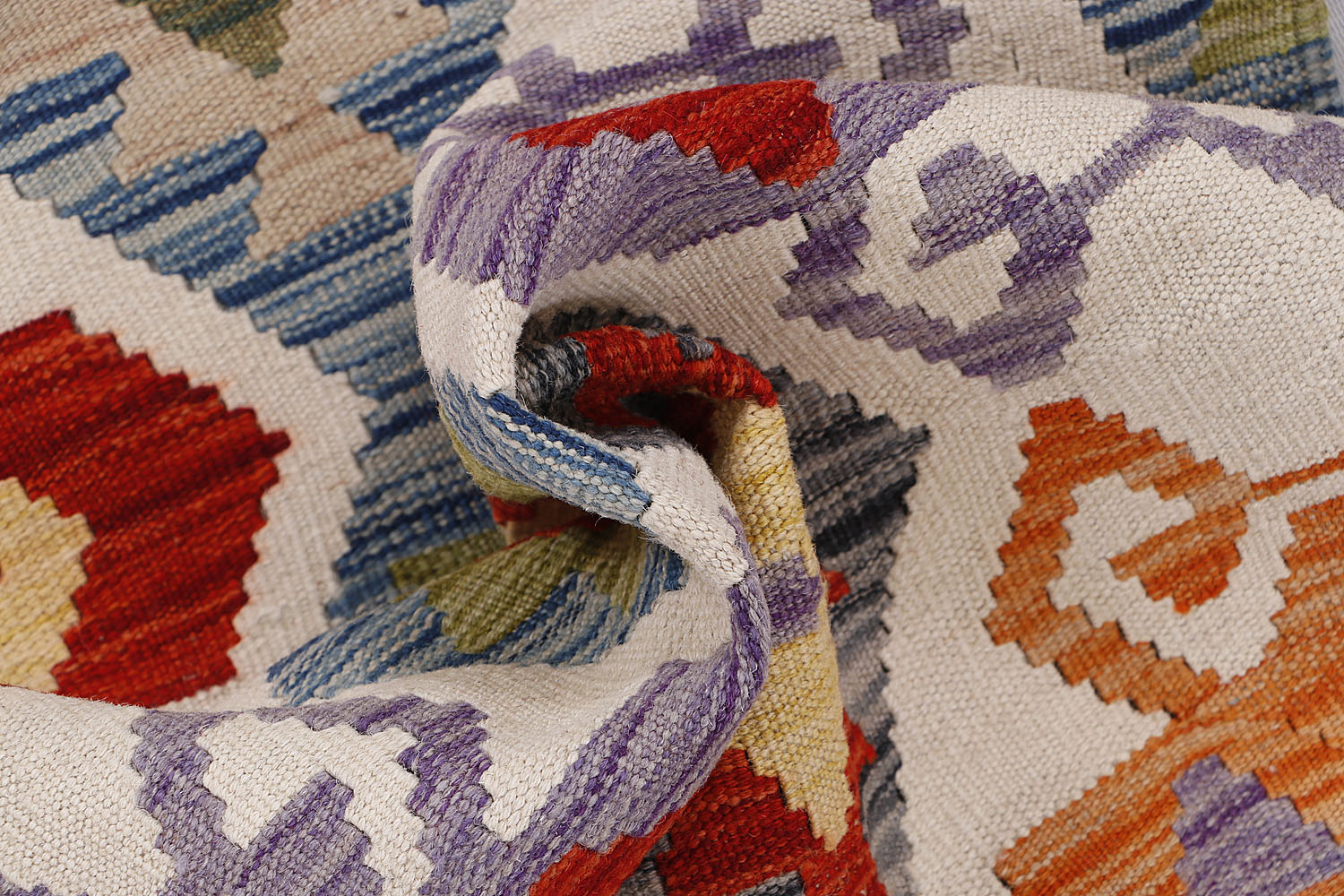 3' X 8'  Multy Handmade Veggie Dye Kilim Rug Runner