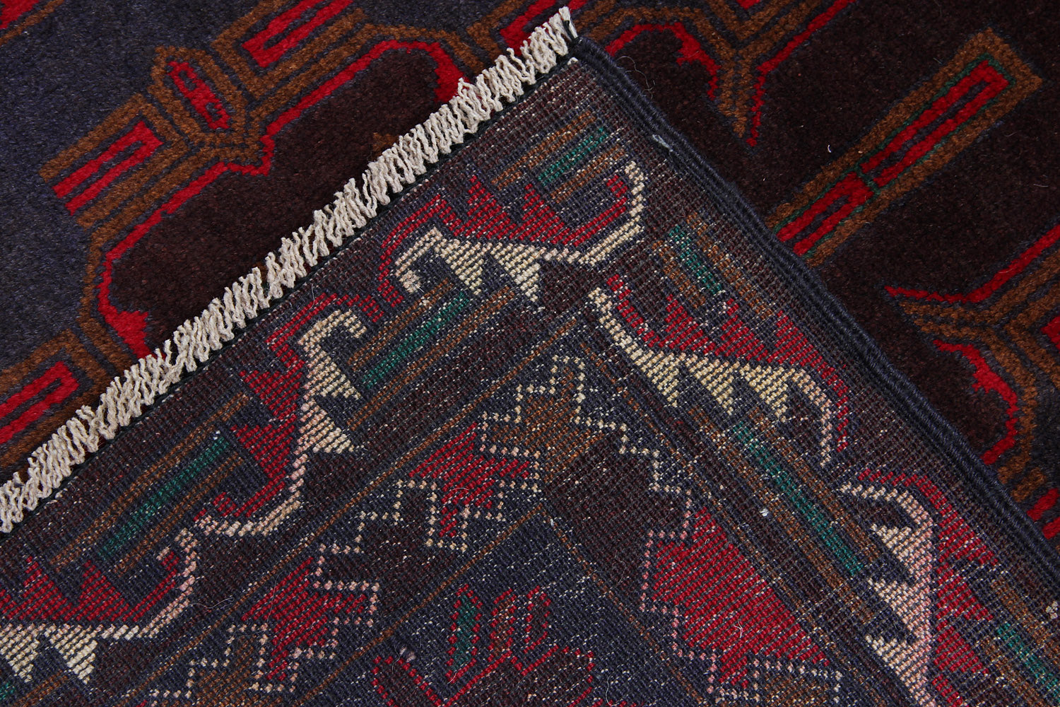 Handmade Adraskan Baluchi Afghan Rug