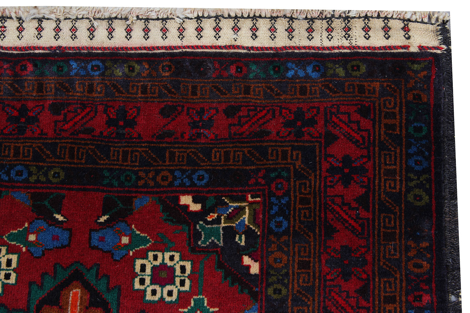 Handmade Adraskan Baluchi Afghan Rug