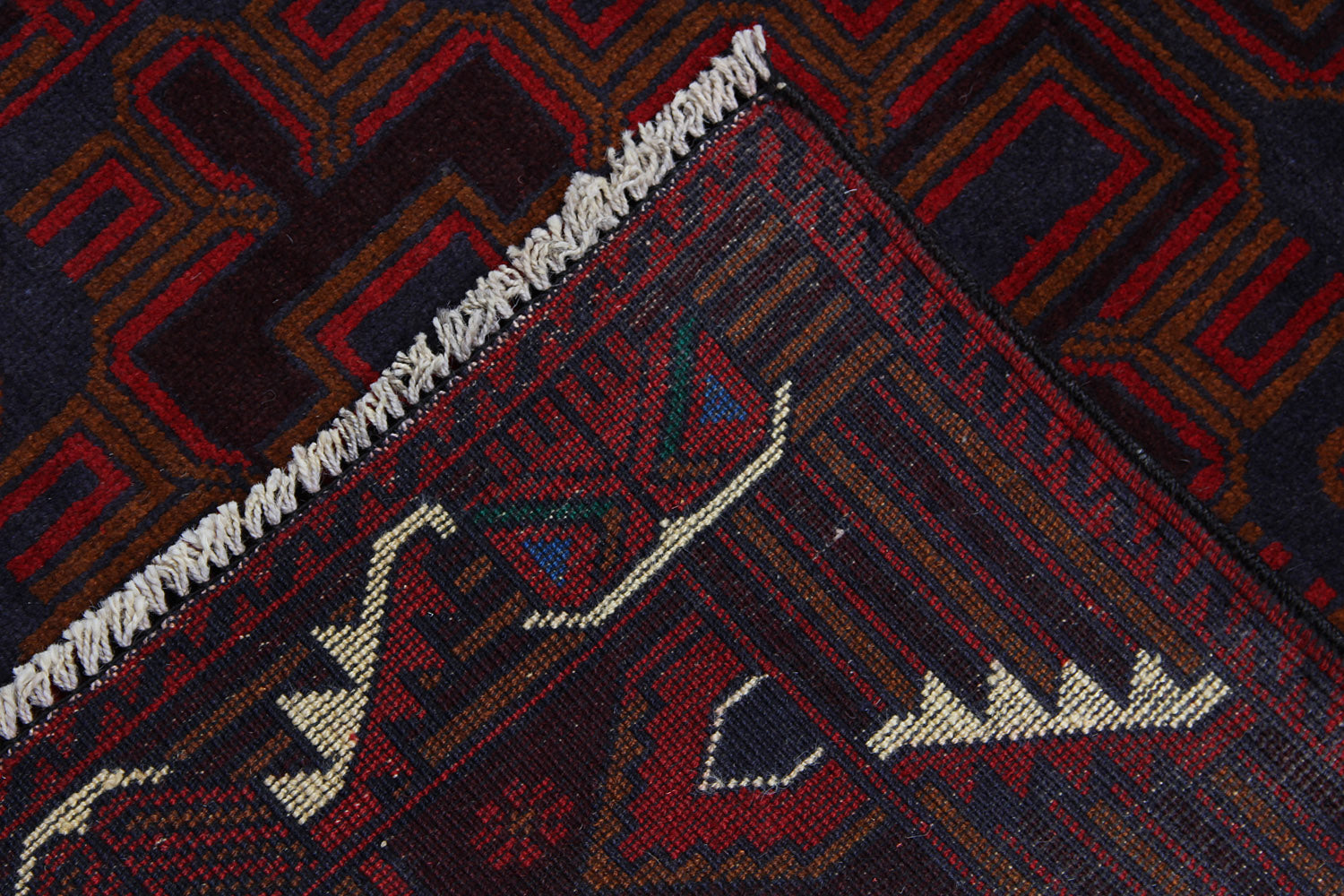 Handmade Adraskan Baluchi Afghan Rug