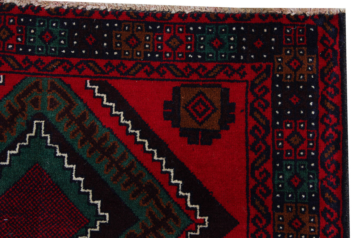 Handmade Adraskan Baluchi Afghan Rug