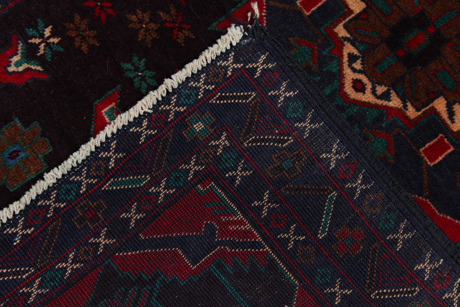 Handmade Adraskan Baluchi Afghan Rug