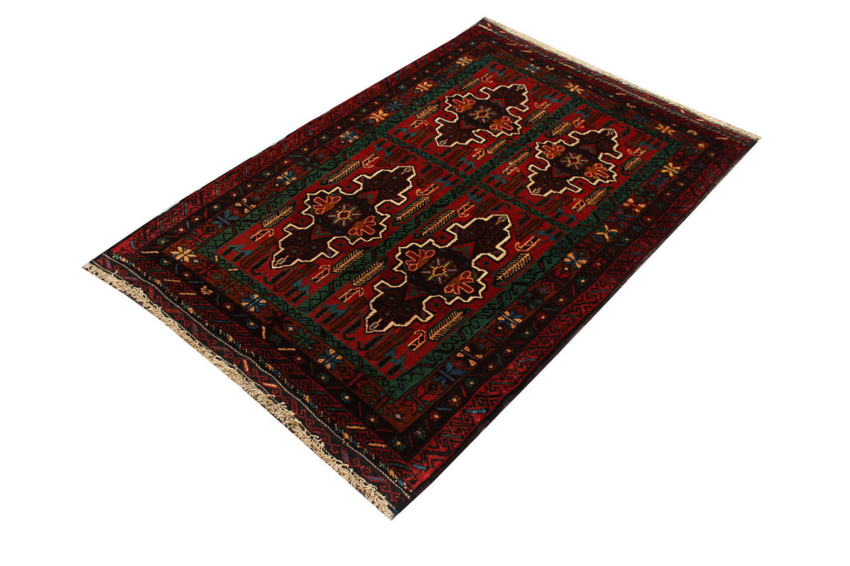 Handmade Adraskan Baluchi Afghan Rug