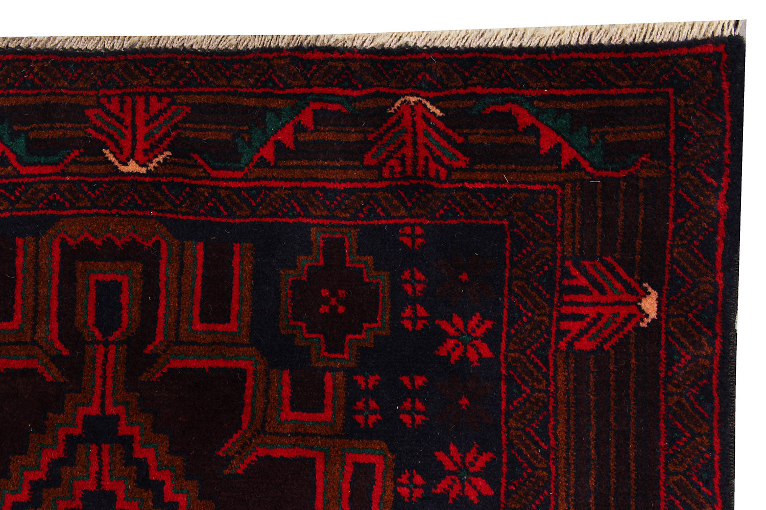 Handmade Adraskan Baluchi Afghan Rug