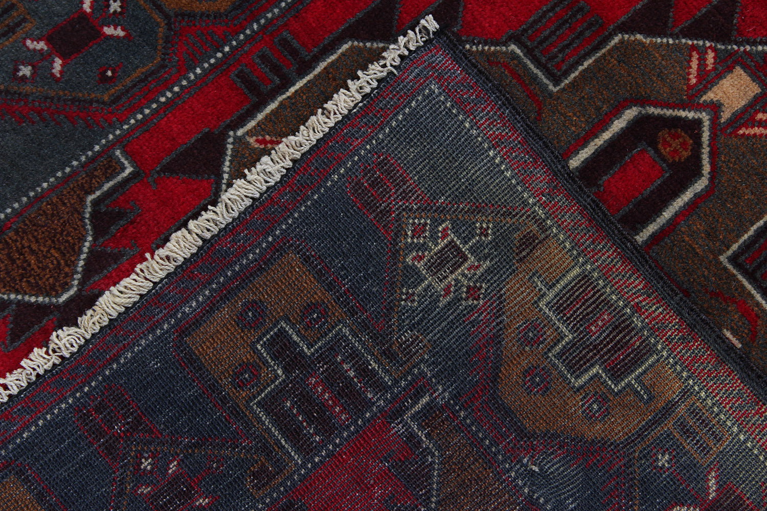 Handmade Adraskan Baluchi Afghan Rug