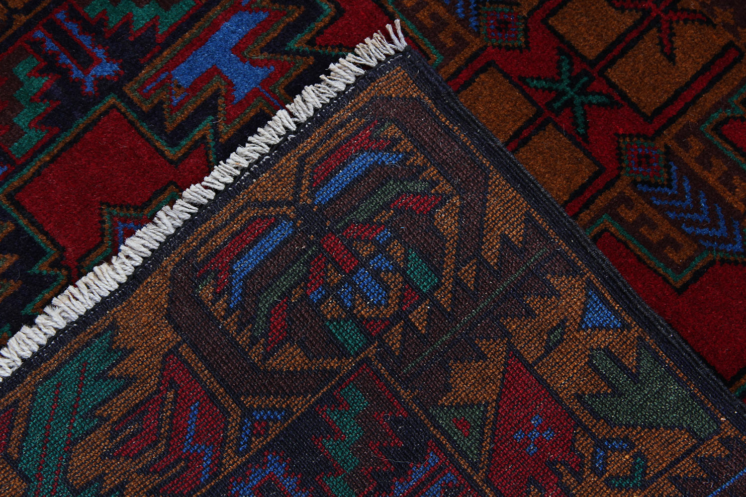 Handmade Adraskan Baluchi Afghan Rug