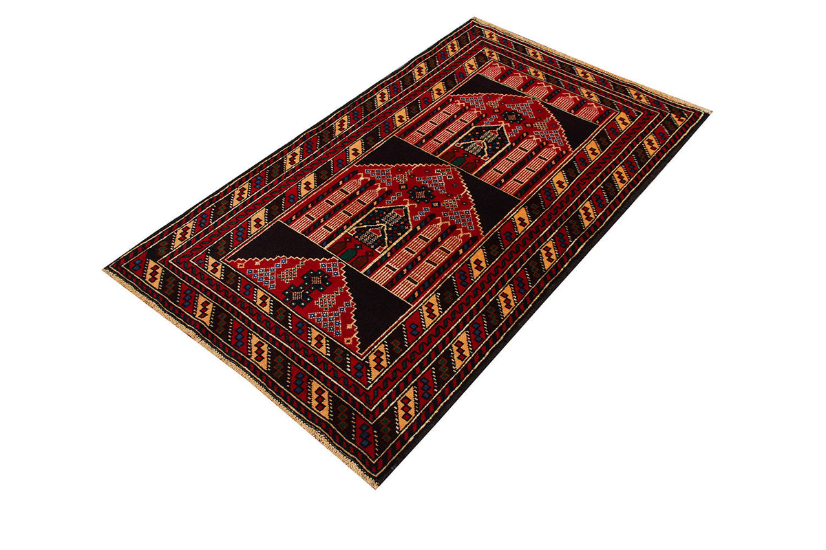 Handmade Adraskan Baluchi Afghan Rug
