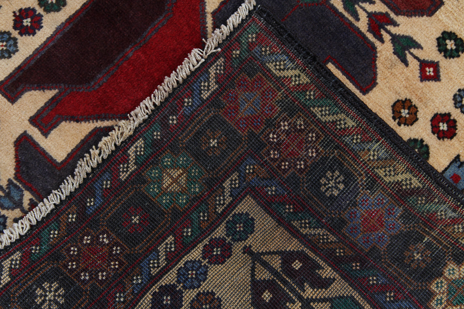 Handmade Adraskan Baluchi Afghan Rug