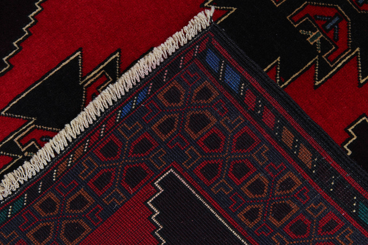 Handmade Adraskan Baluchi Afghan Rug