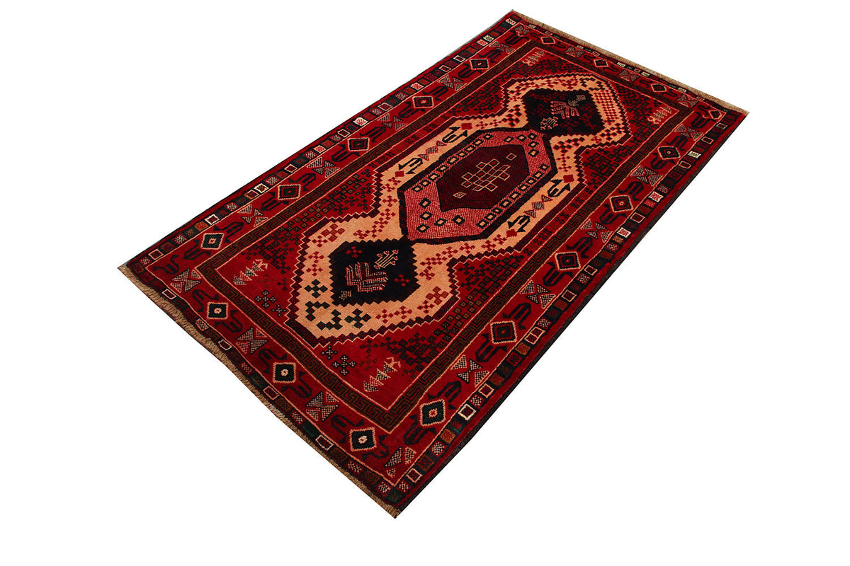Handmade Adraskan Baluchi Afghan Rug