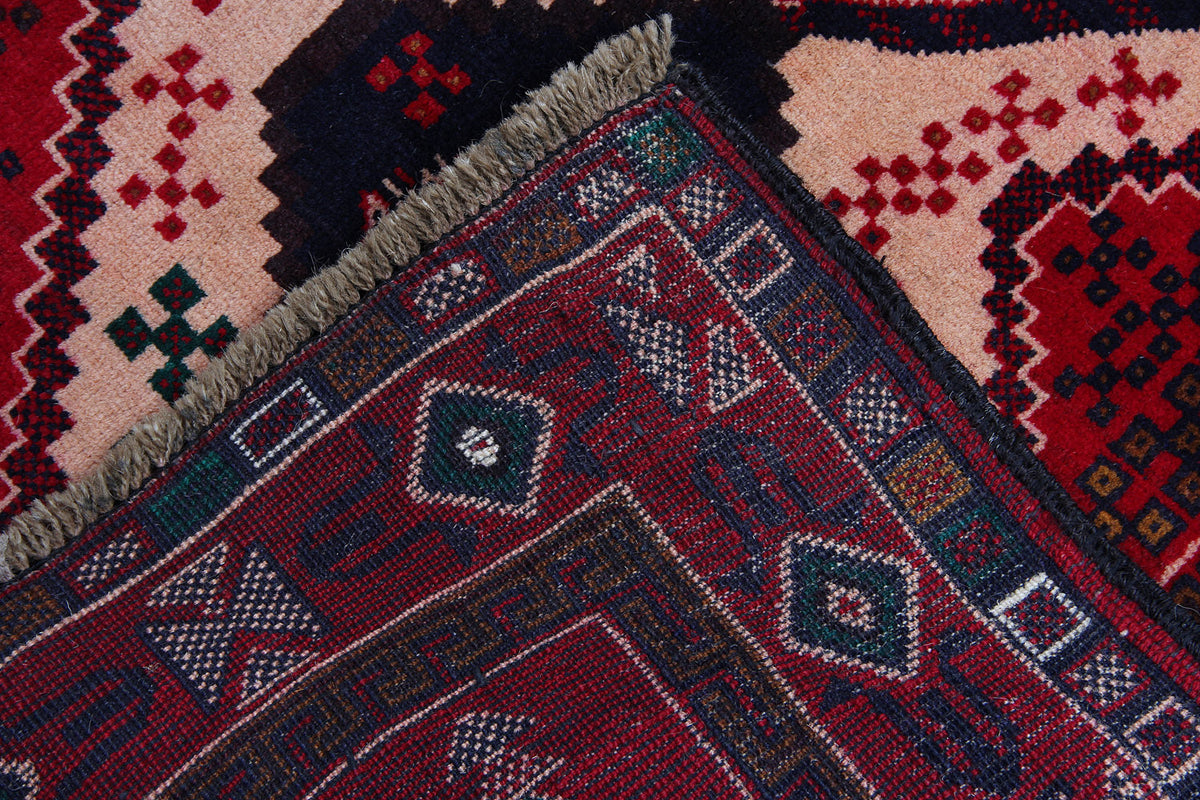 Handmade Adraskan Baluchi Afghan Rug