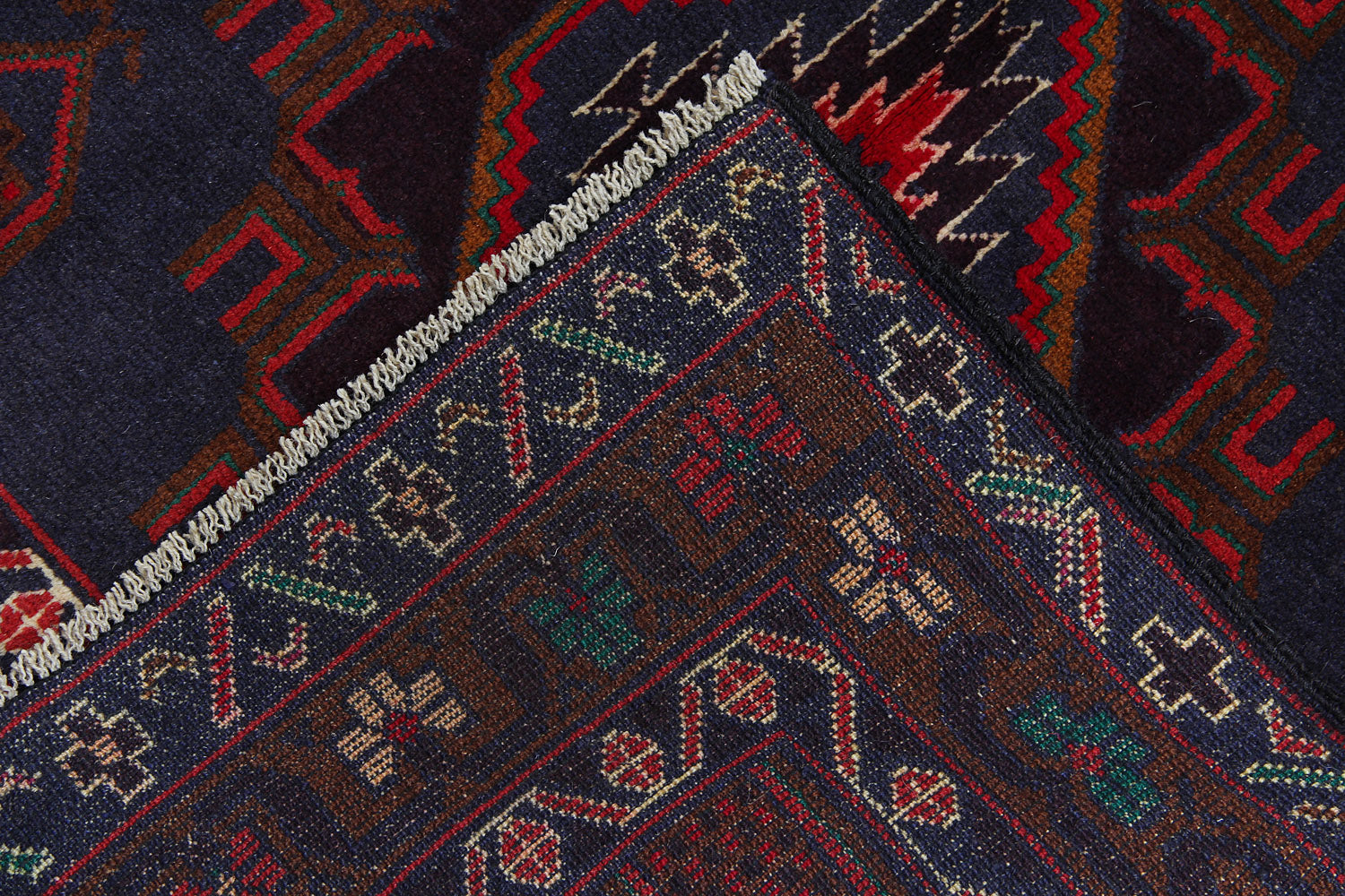 Handmade Adraskan Baluchi Afghan Rug