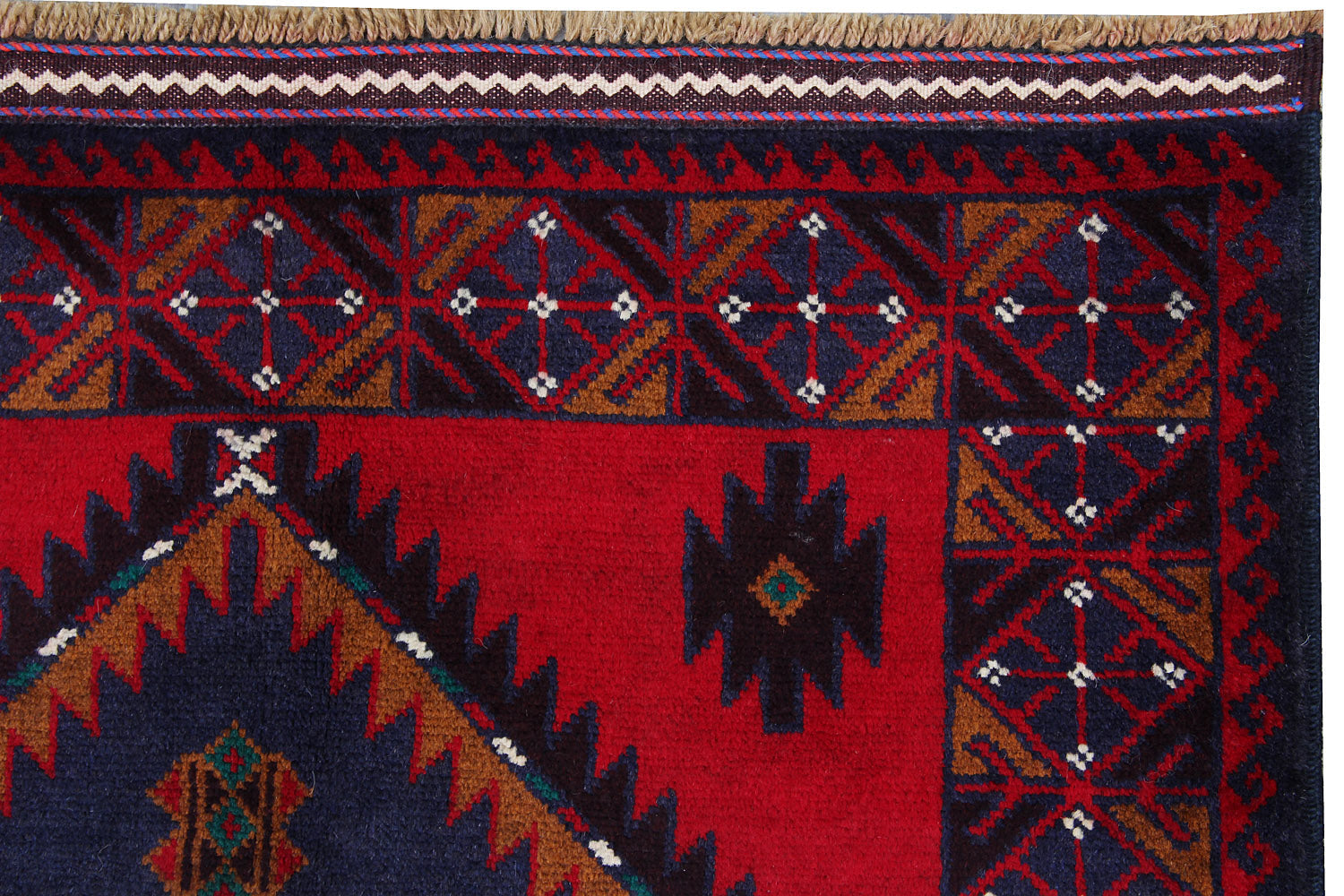 Handmade Adraskan Baluchi Afghan Rug
