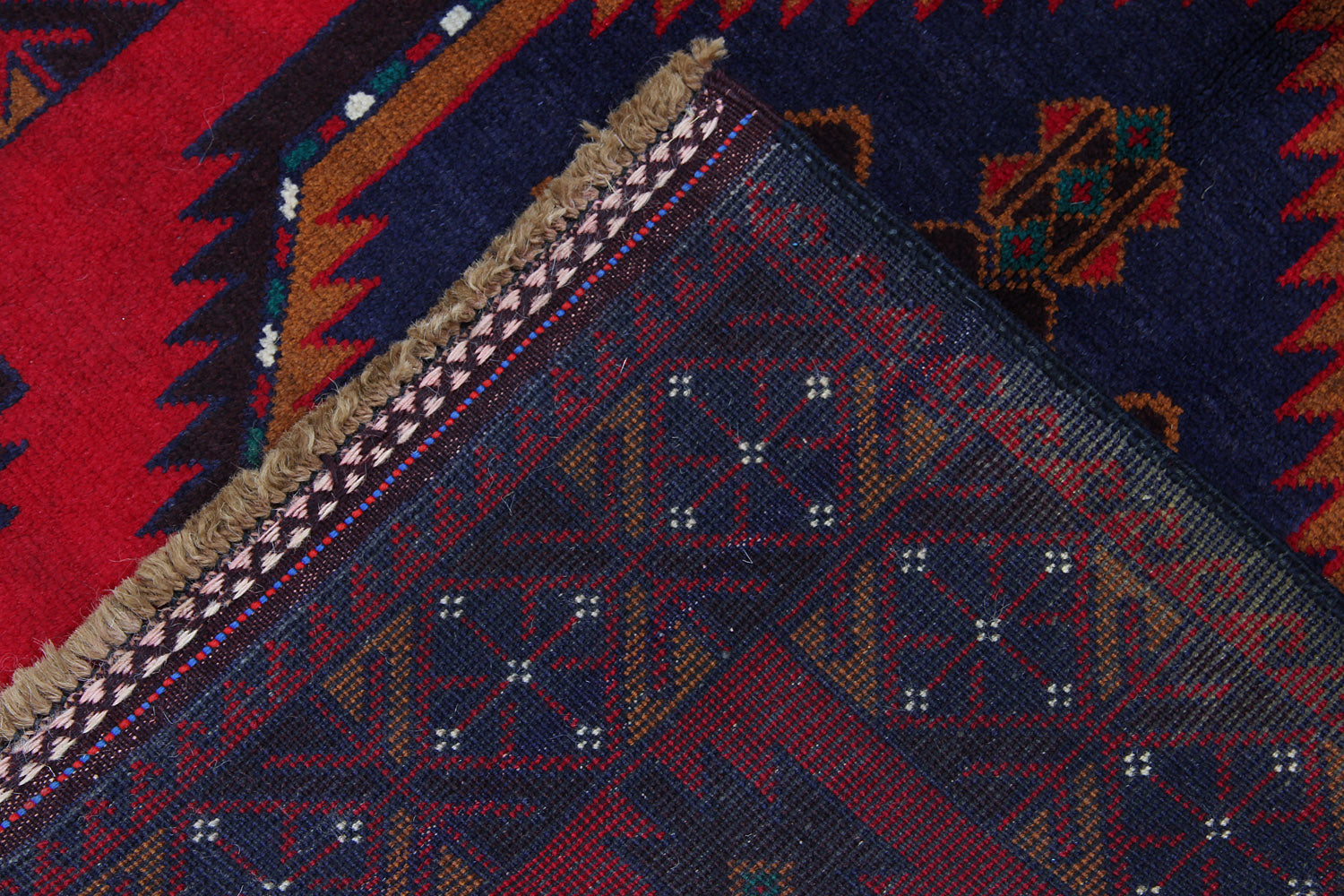 Handmade Adraskan Baluchi Afghan Rug