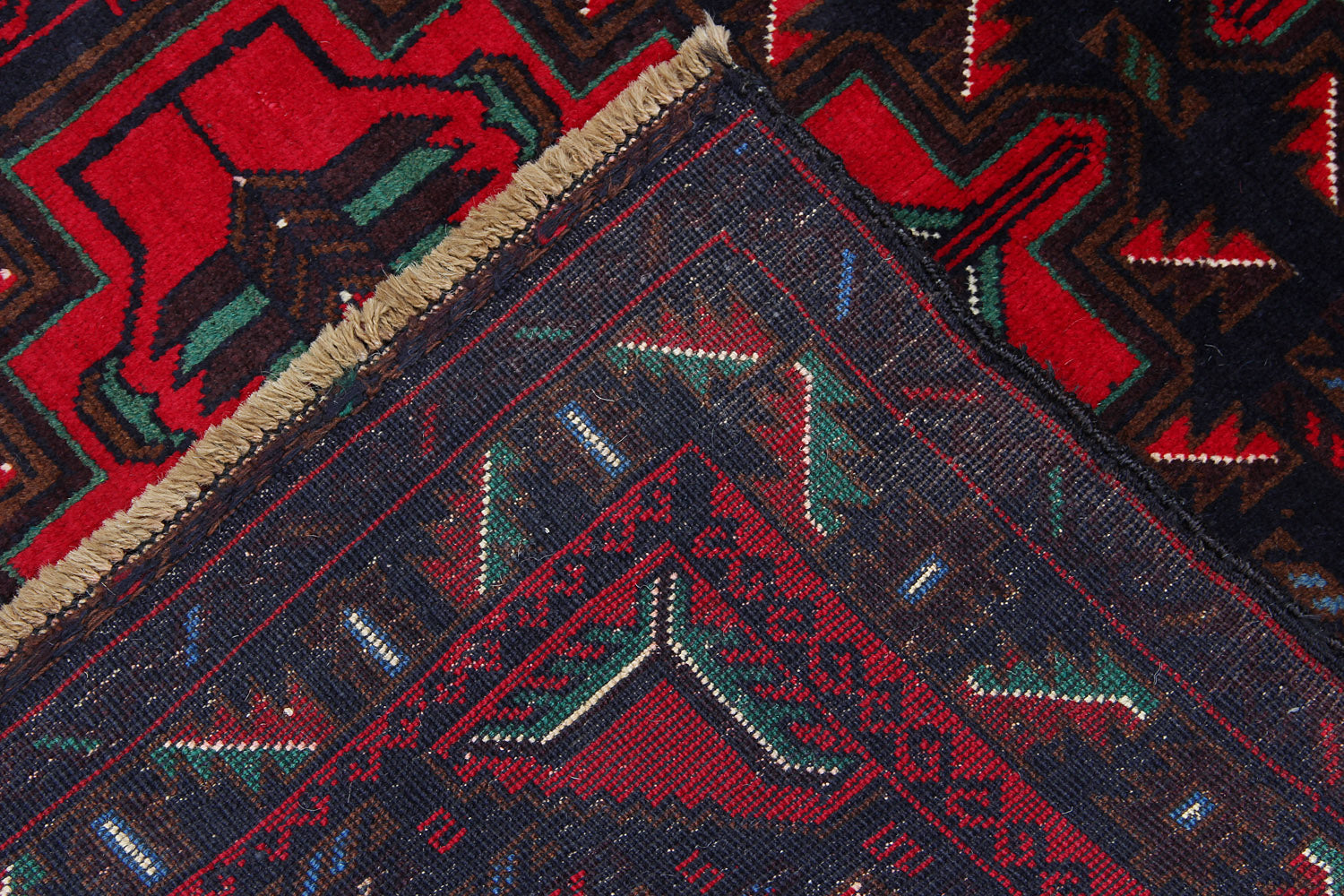 Handmade Adraskan Baluchi Afghan Rug