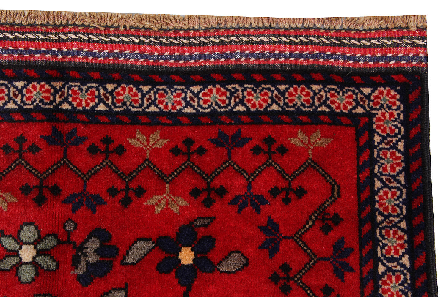 Handmade Adraskan Baluchi Afghan Rug