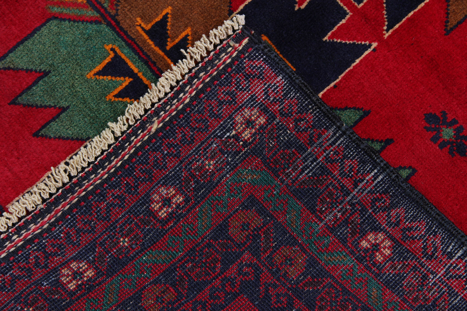 Handmade Adraskan Baluchi Afghan Rug