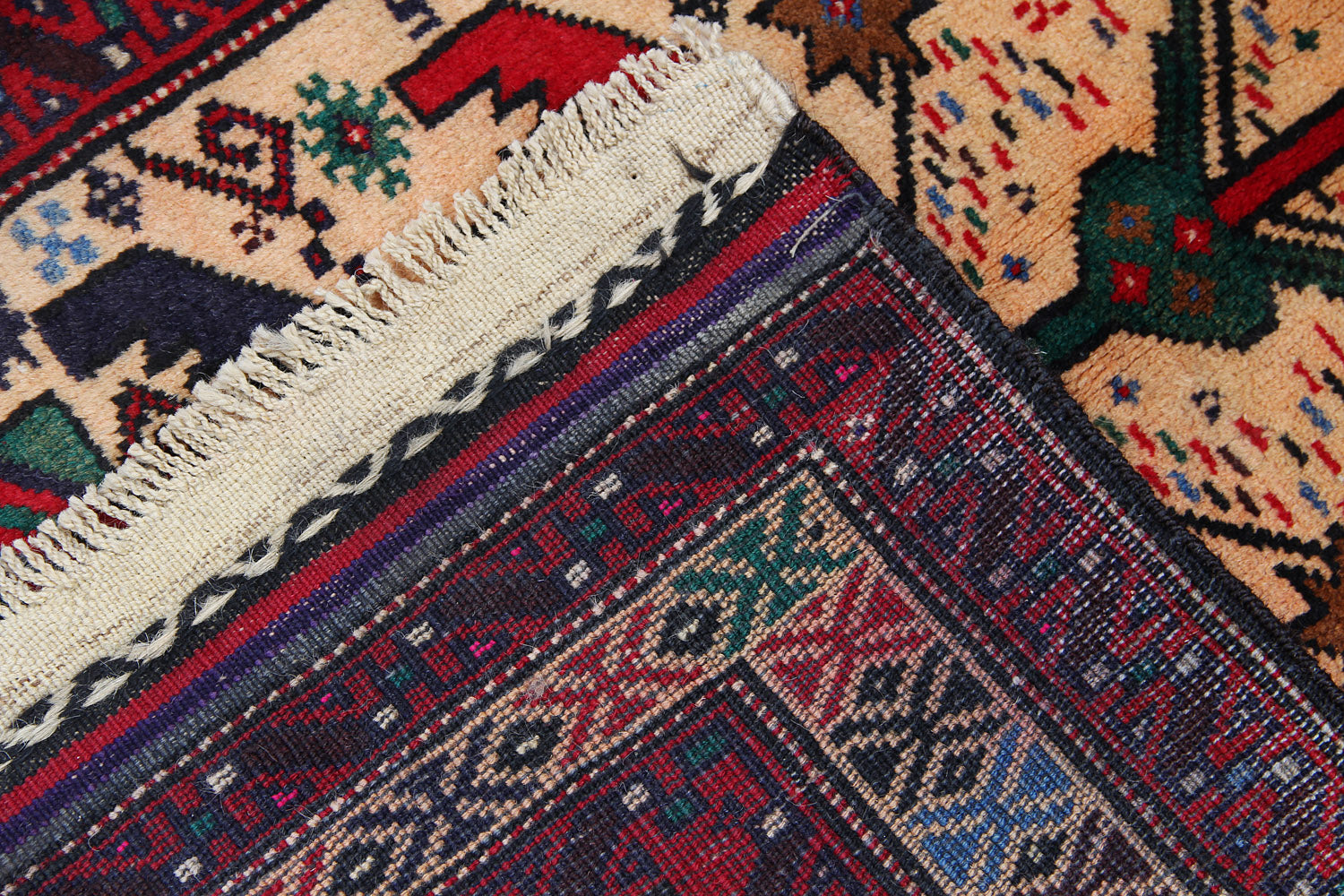 Handmade Adraskan Baluchi Afghan Rug