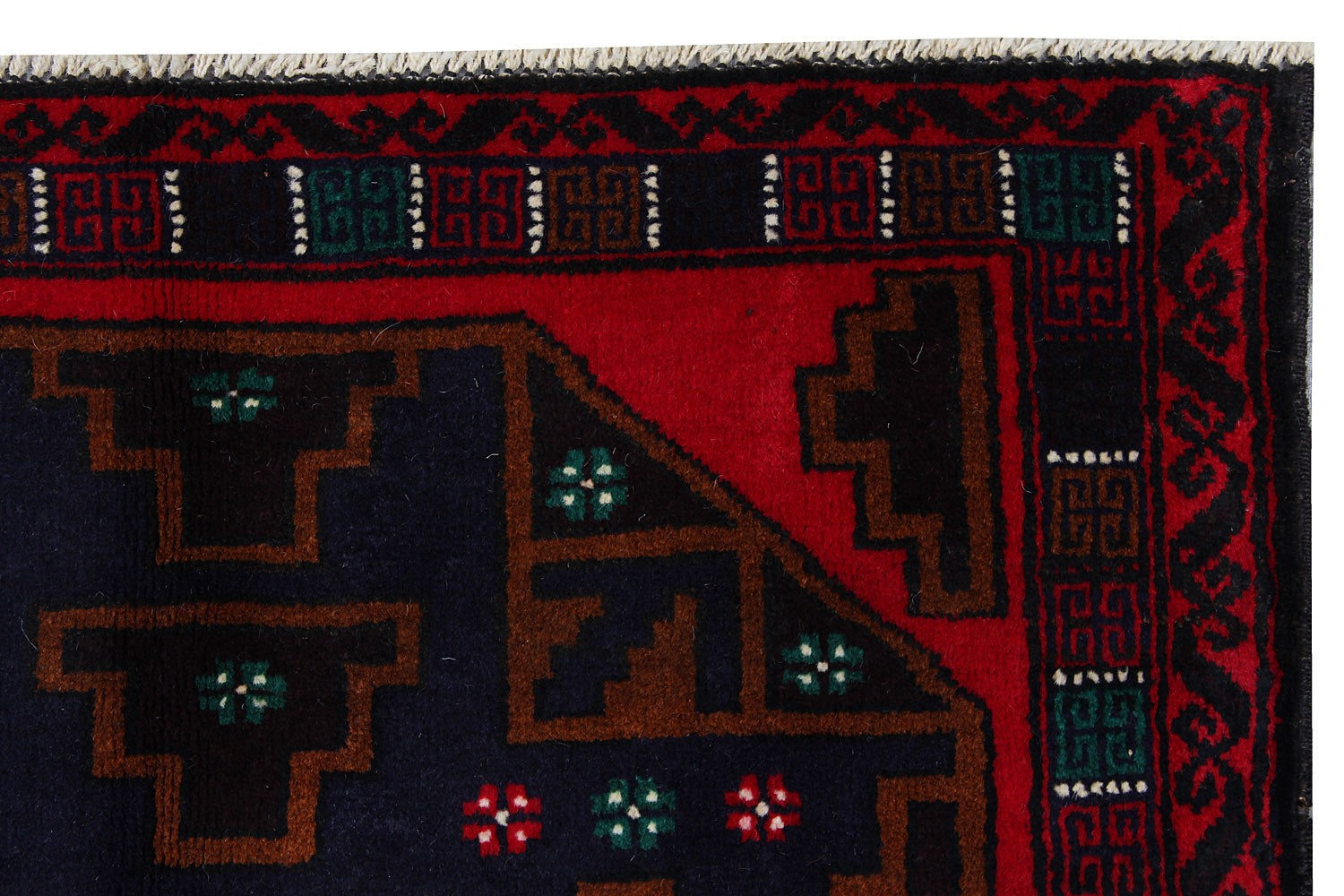 Handmade Adraskan Baluchi Afghan Rug