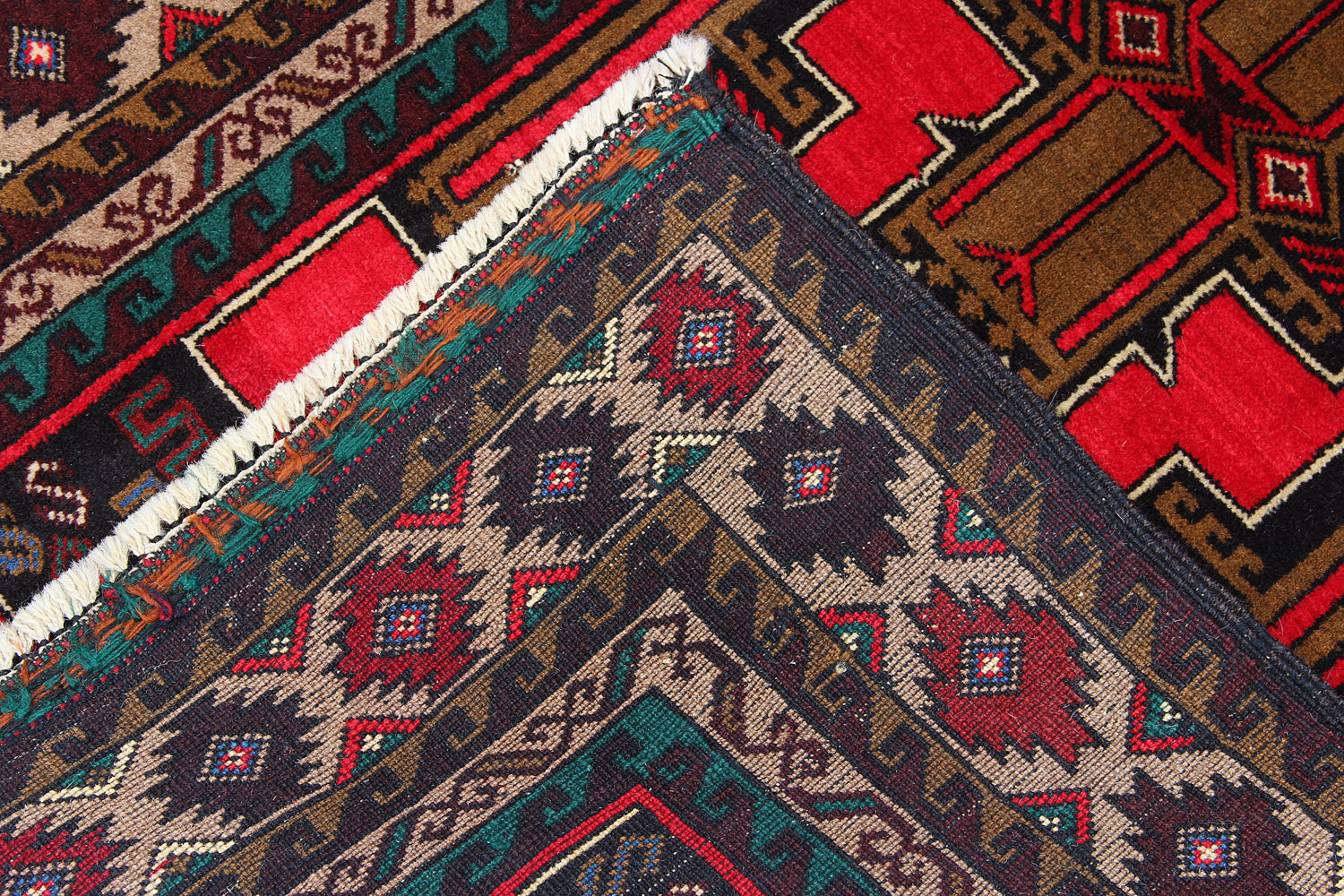 Handmade Adraskan Baluchi Afghan Rug