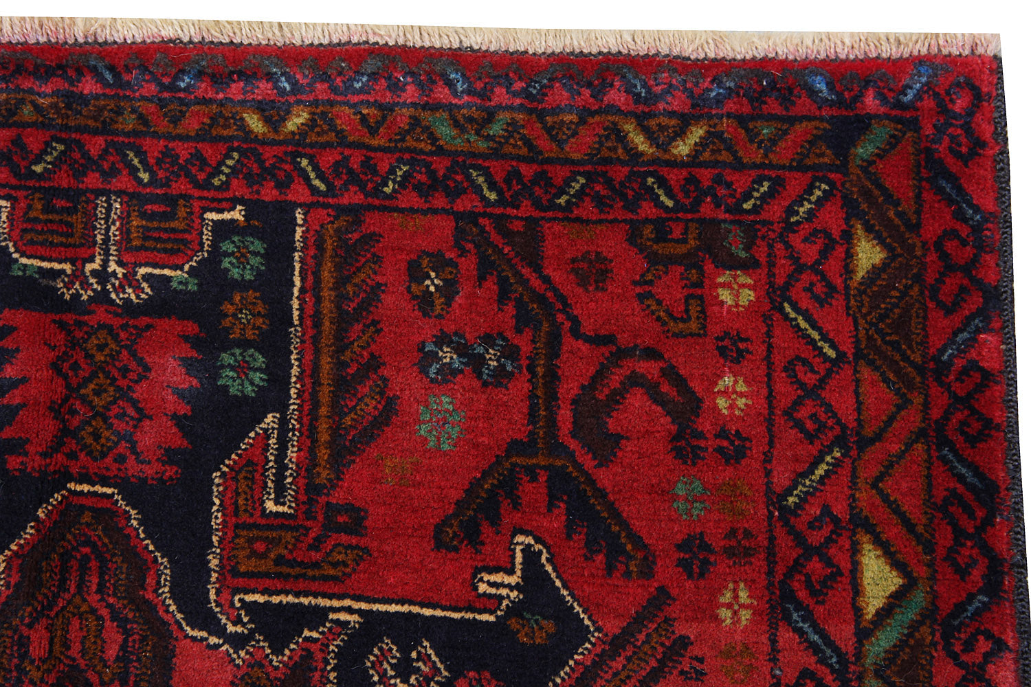 Handmade Adraskan Baluchi Afghan Rug