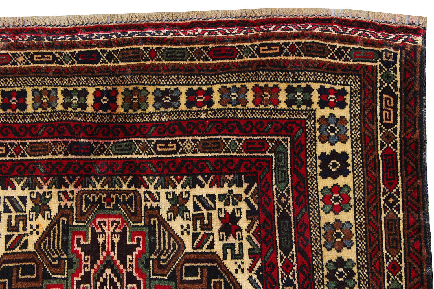 Handmade Adraskan Baluchi Afghan Rug